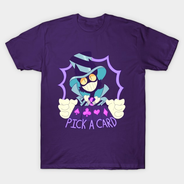 Pick A Card T-Shirt by Maskarie